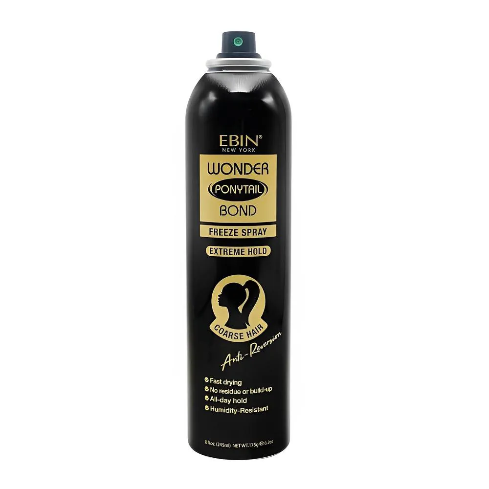 Spray Congelante Cabelo Ebin Bond Fixação Extrema 245Ml