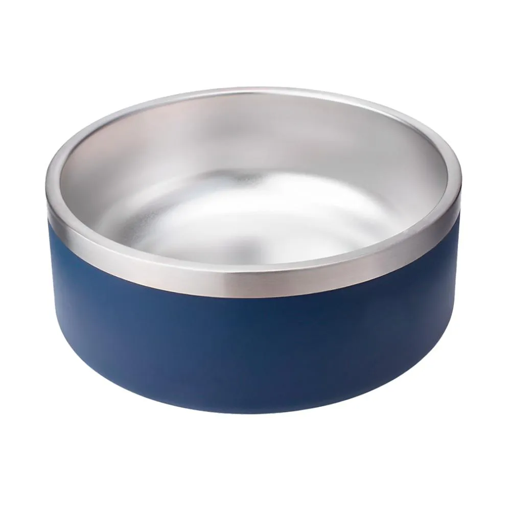 Life Double Wall Dog Bowl Nt-11 - Azul 16Oz