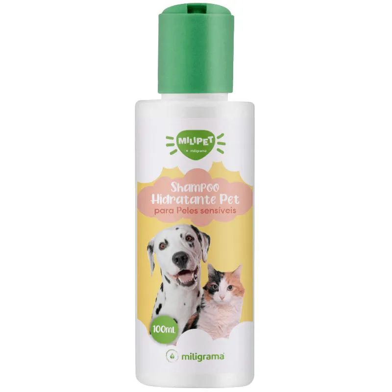 Shampoo Hidratante Pet para Peles Sensíveis 100Ml