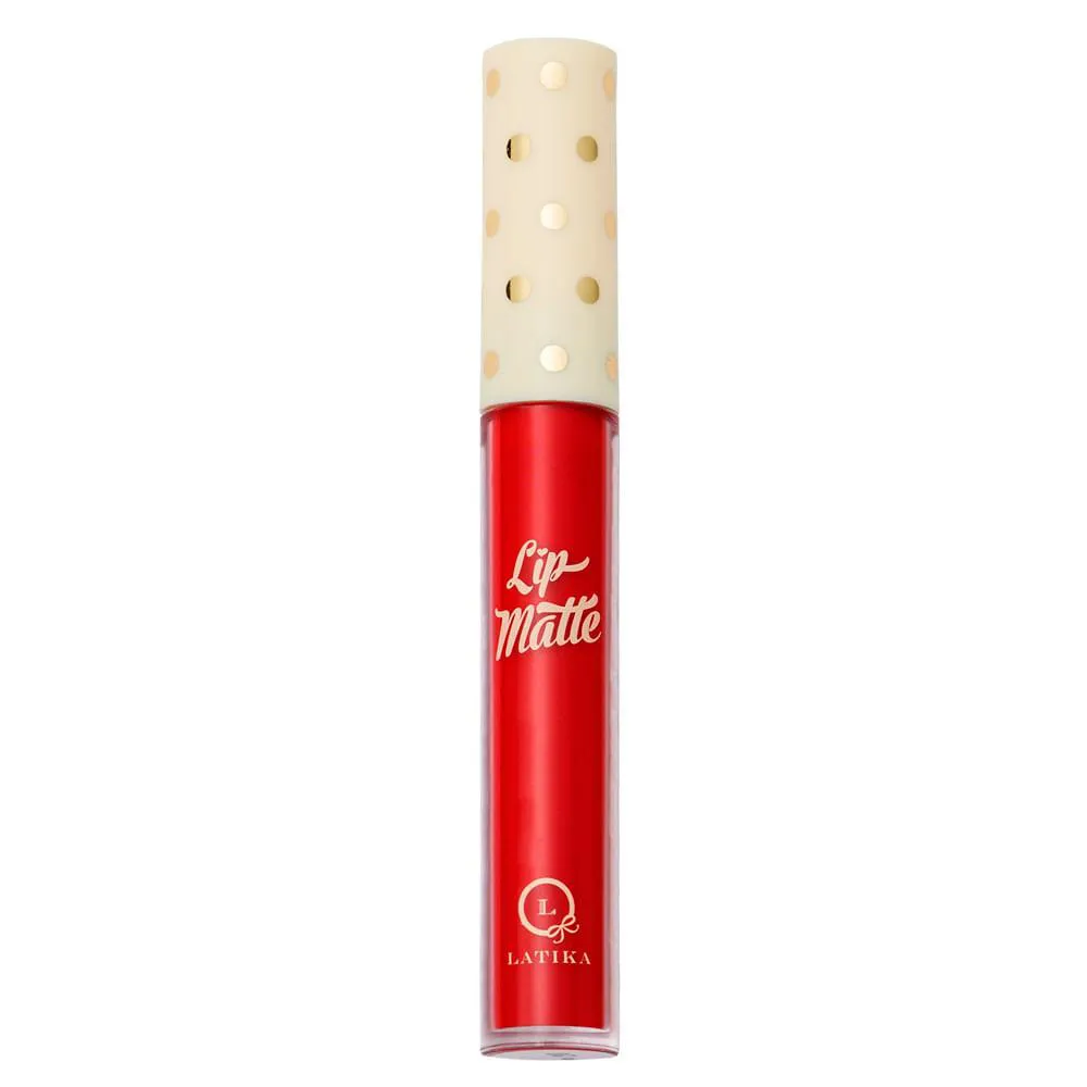 Batom Líquido Latika Lip Matte 4Ml 20 Vermelho