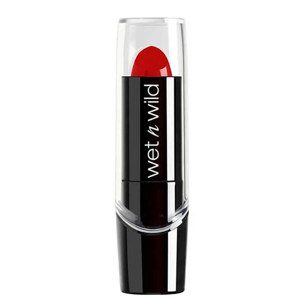 Batom Cremoso Wet N Wild Silk Finish HOT RED