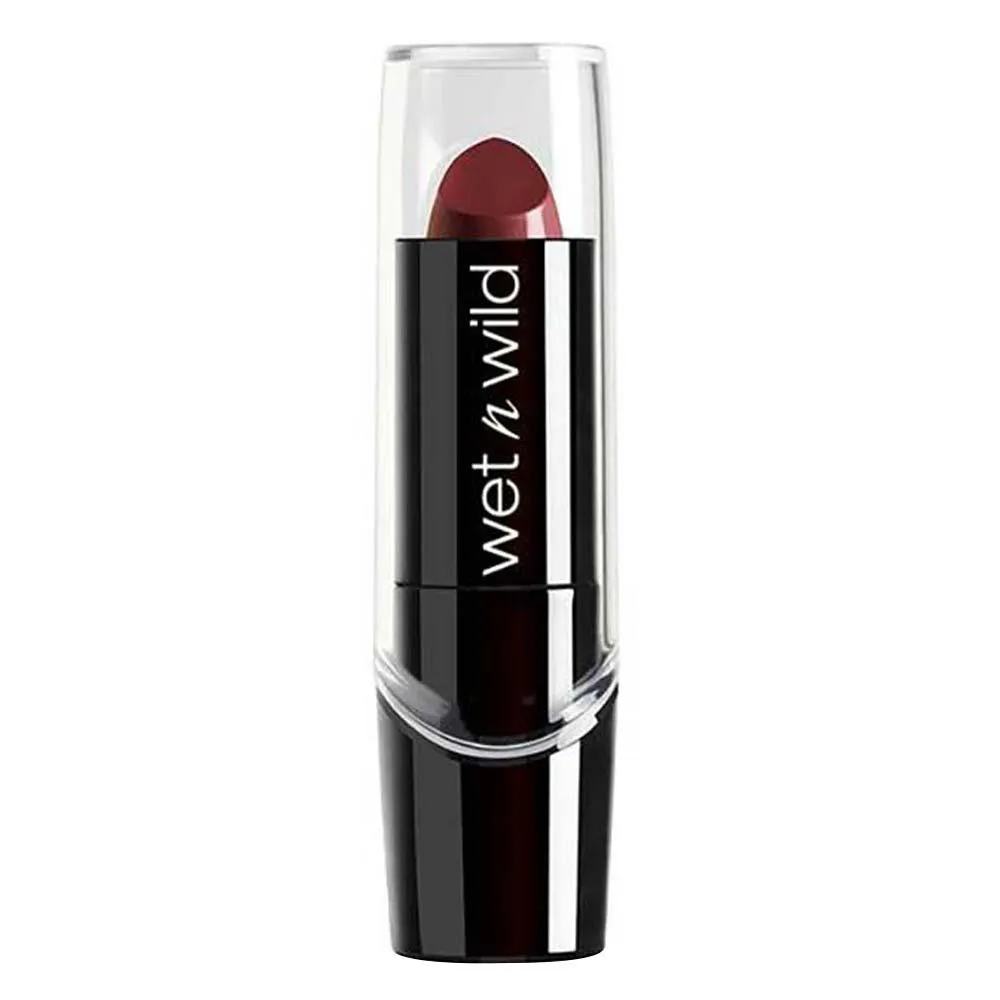 Batom Cremoso Wet N Wild Silk Finish Dark Wine