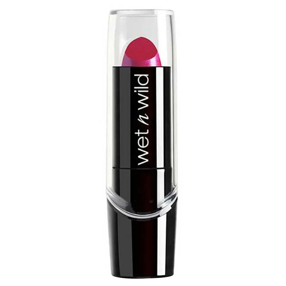 Batom Cremoso Wet N Wild Silk Finish Fuchsia With Blue Pearl