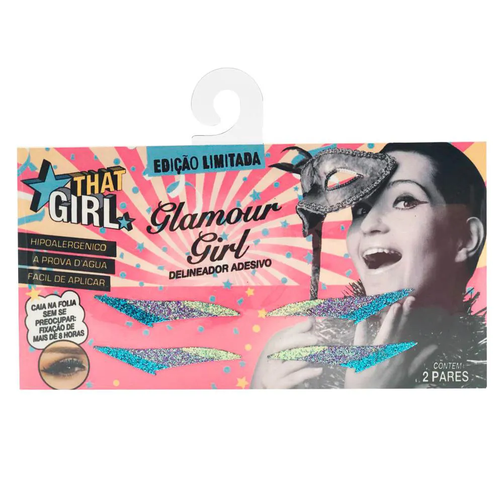 Delineador Adesivo Glamour Girl - That Girl KIT