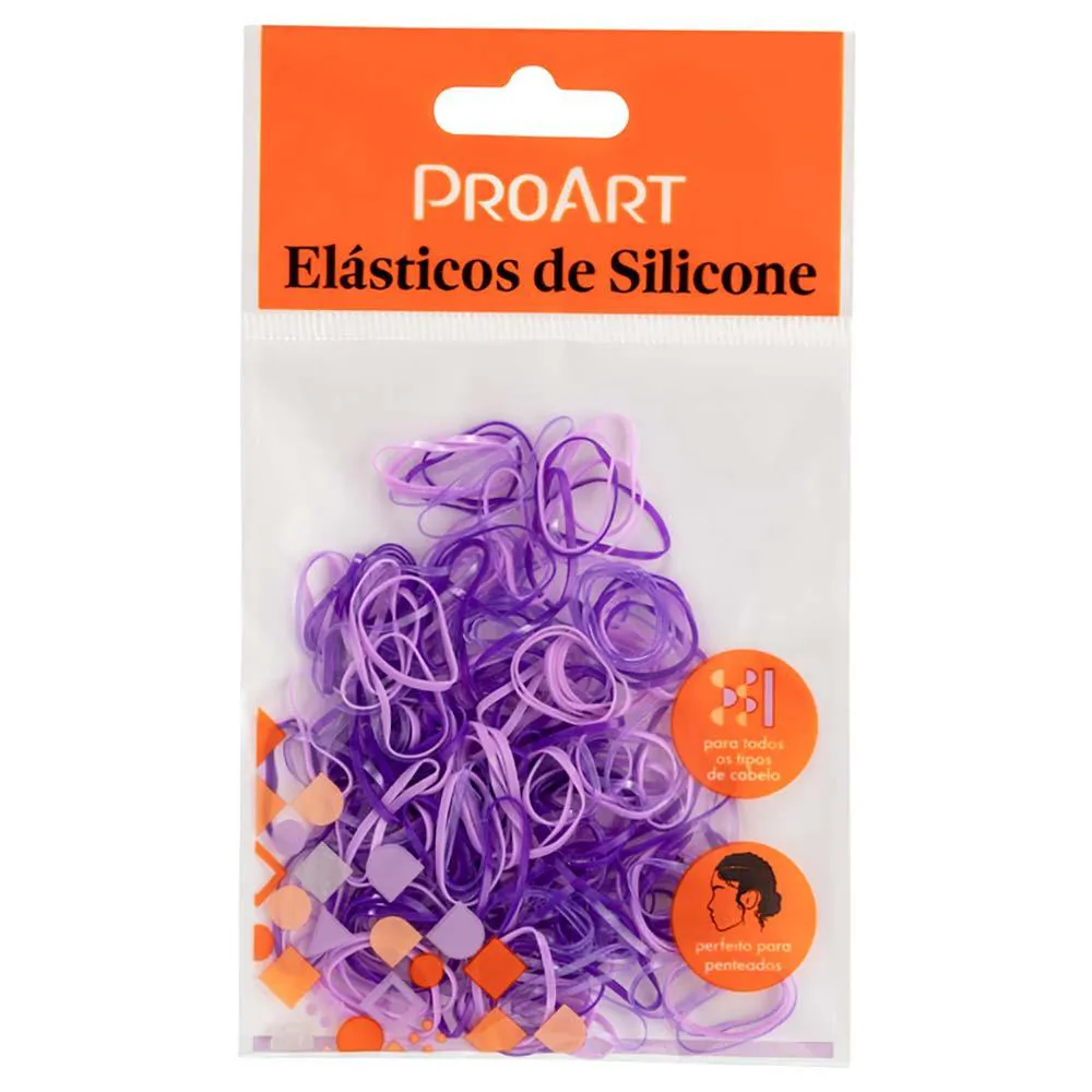 Elasticos de Silicone Proart P Roxo 200 UN