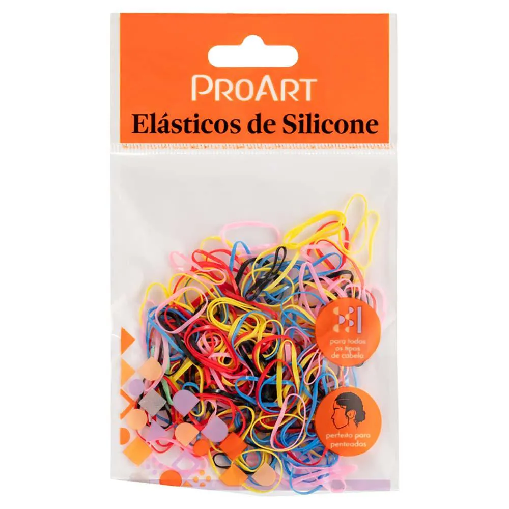 Elasticos de Silicone Proart P Sortido 200 UN