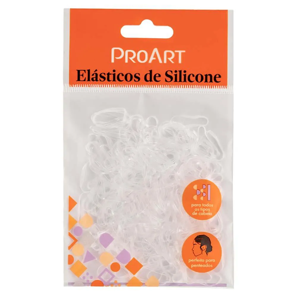 Elasticos de Silicone Proart P Transparente 200 UN