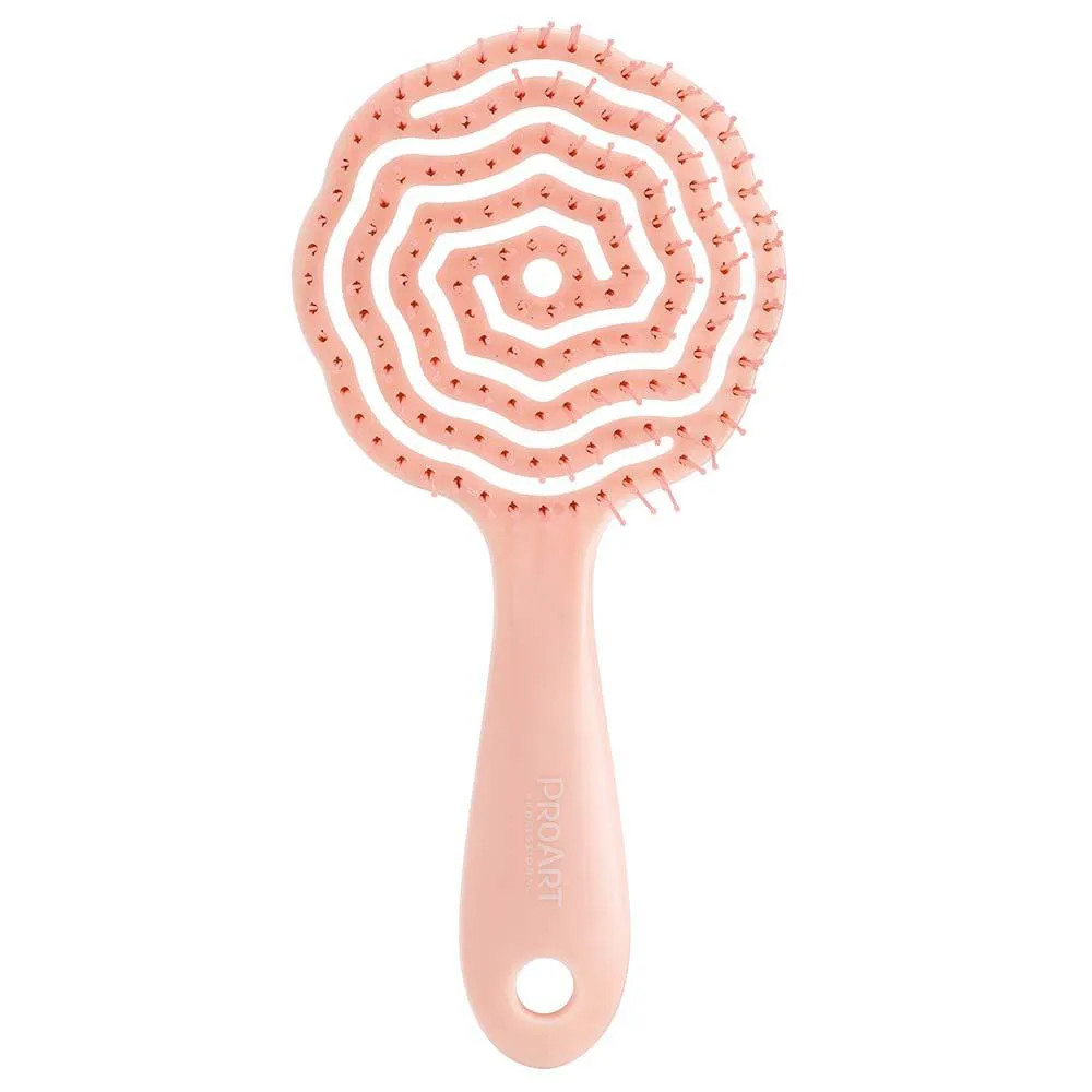 Escova de Cabelo Floral Proart Easy Flexi Rosa 1 UN