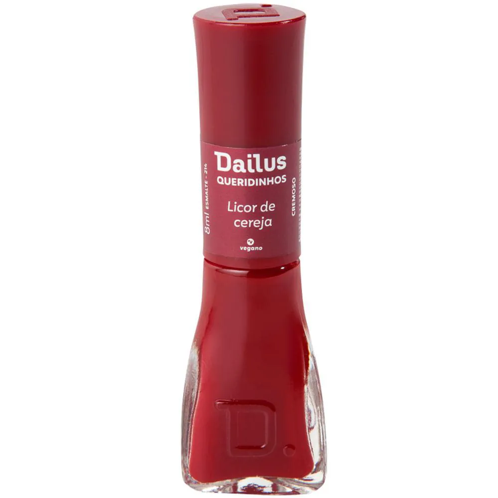 Esmalte Cremoso Tons Escuros - Dailus 214 Licor DE Cereja