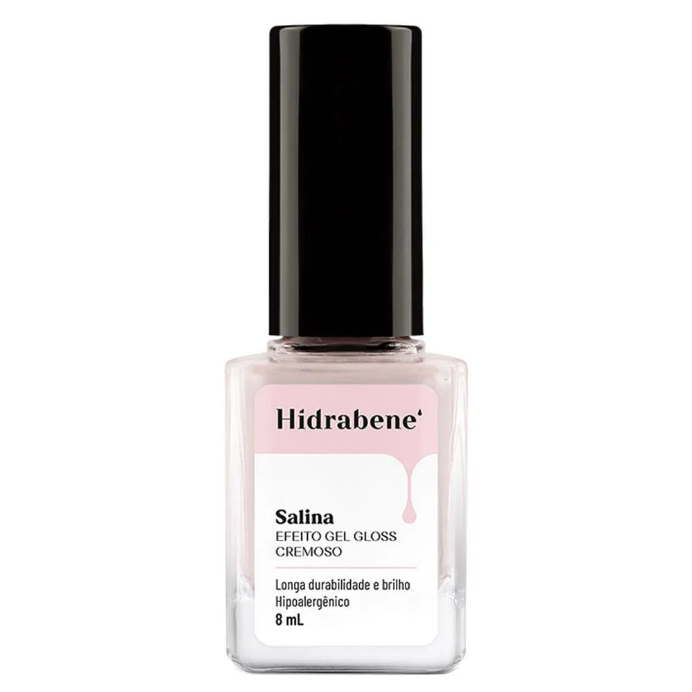 Esmalte Efeito Gel Gloss Cremoso Hidrabene Salina