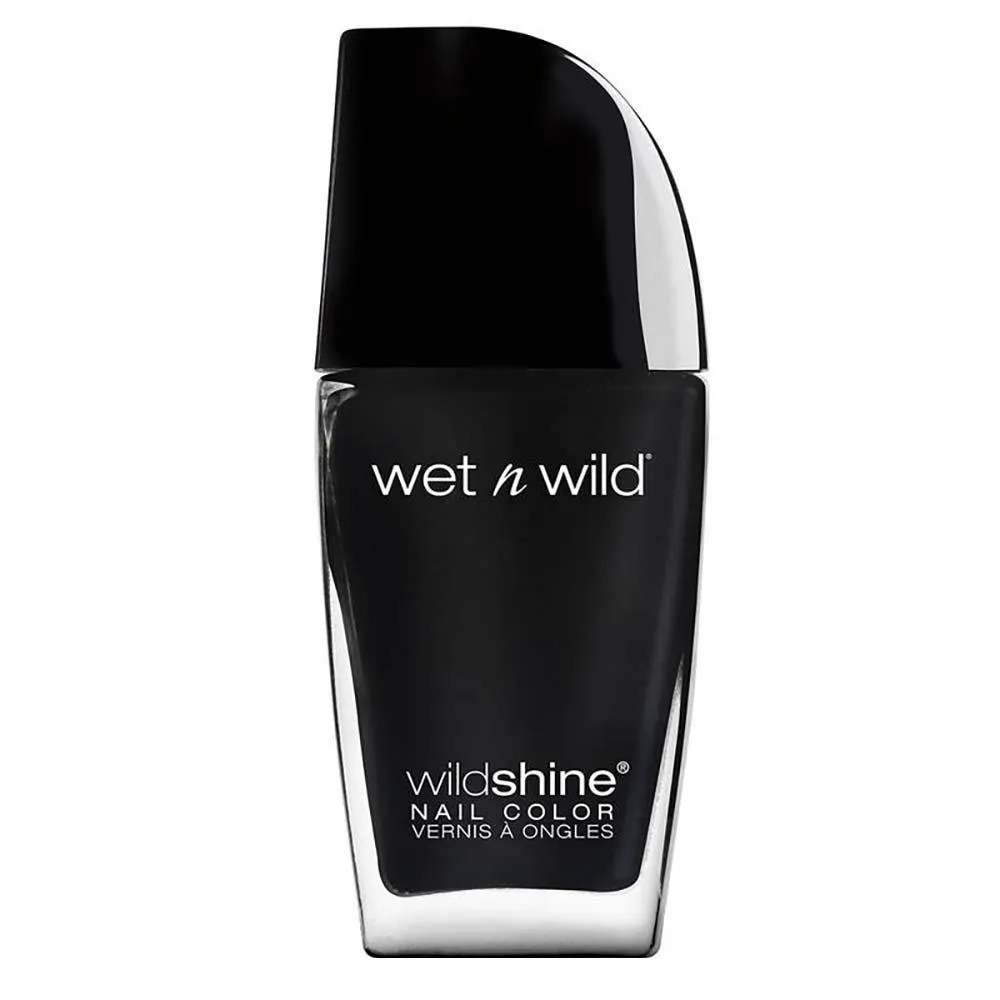 Esmalte Wet N Wild - Shine Nail Color Black Crème