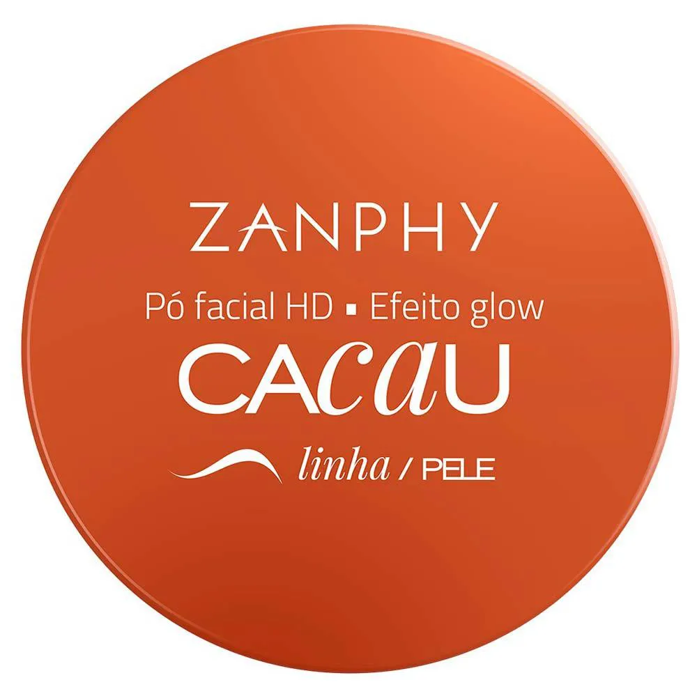 Pó Solto Facial Zanphy Efeito Glow Cacau