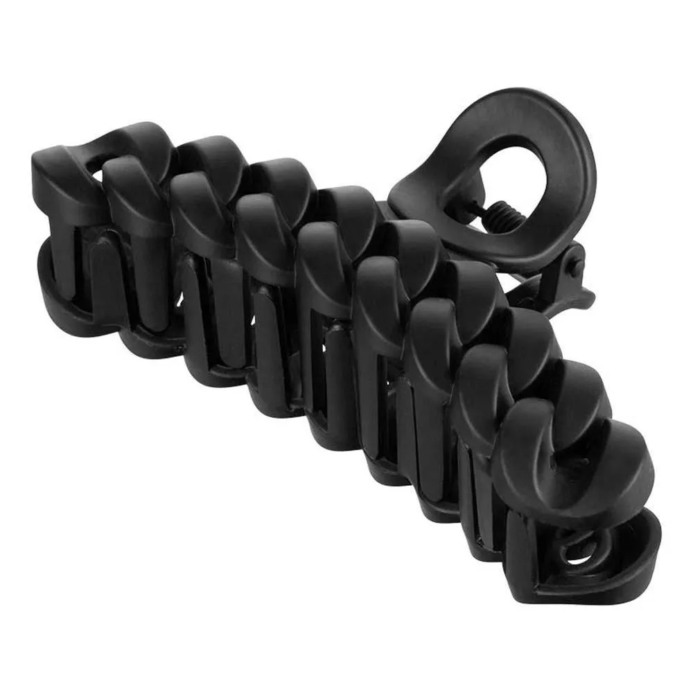 Prendedor de Cabelo Trança Proart Grande Preto