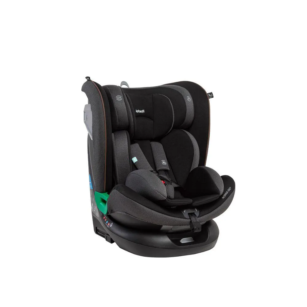 Cadeirinha de Carro Nonna Isofix 360º Preto Noturno - Infanti