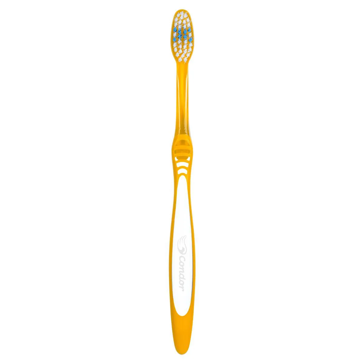 Escova Dental Macia Condor Agile Cabeça M Amarelo