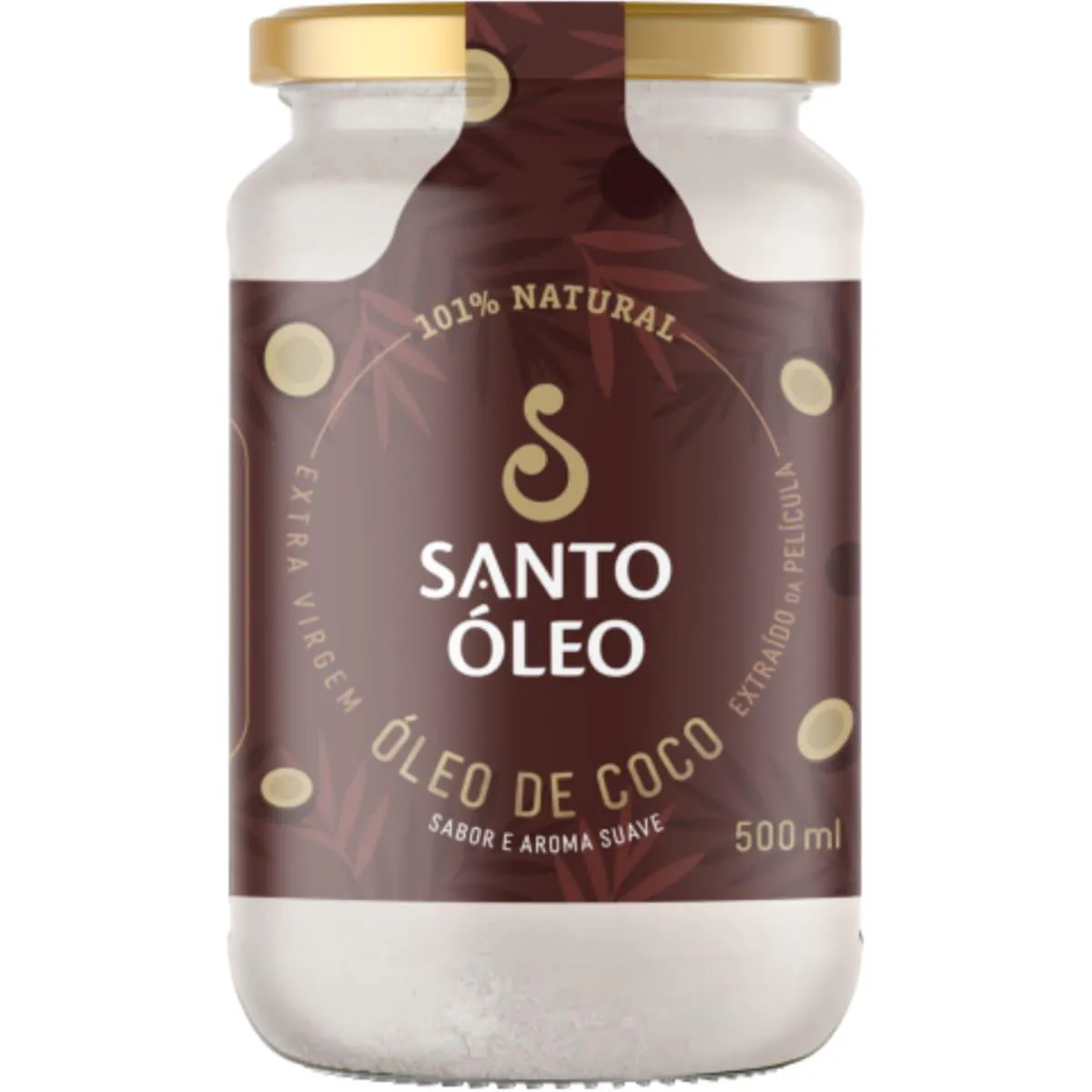 Óleo de Coco Extravirgem 500ml Santo Óleo