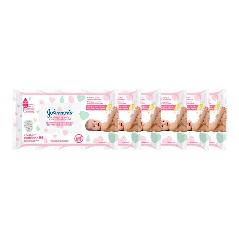 Johnson’s Baby Extra Cuidado Kit – Toalhas Umedecidas