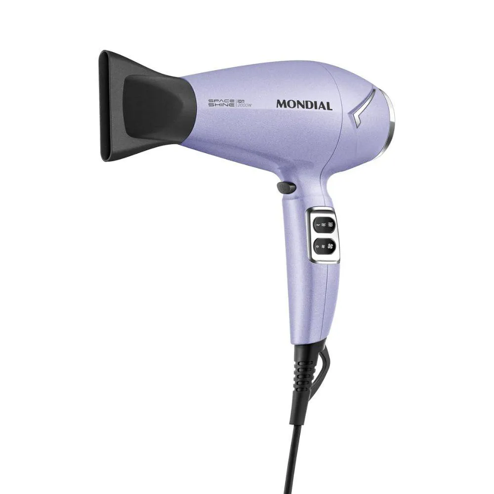 Secador de Cabelos Mondial 2000W Space Shine Ions Sc-21 220V