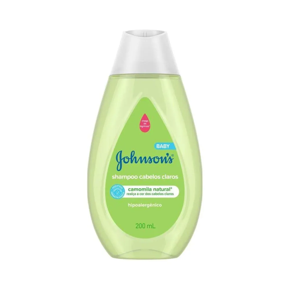 Shampoo para Bebe Johnson S Baby para Cabelos Claros 200Ml