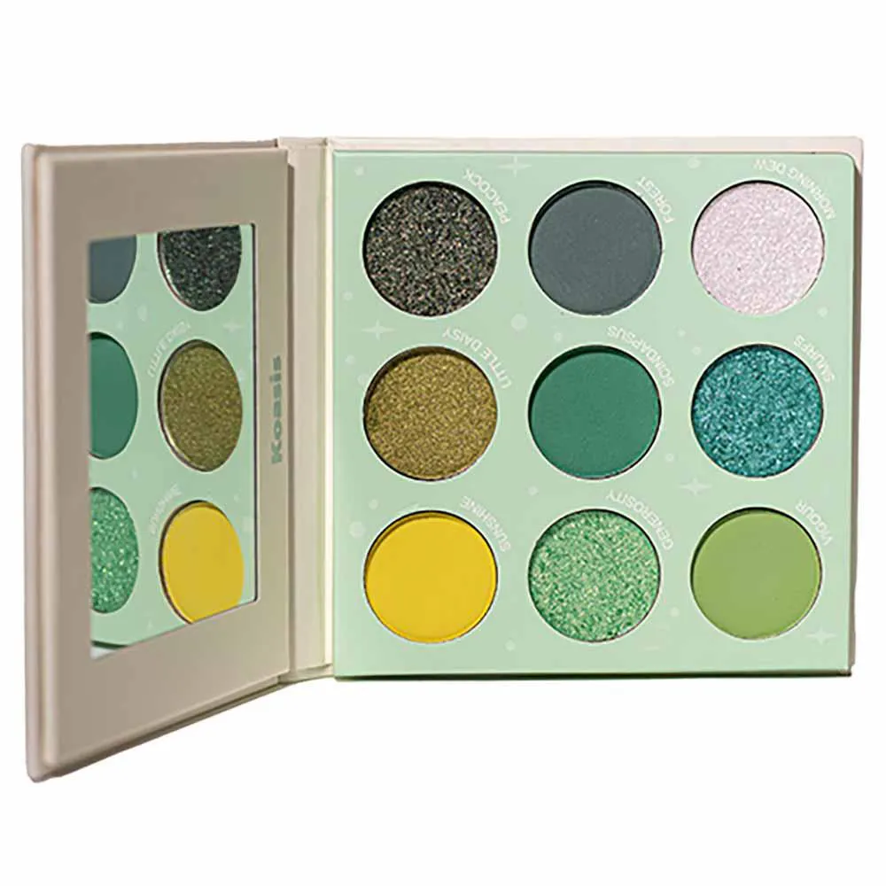 Paleta de Sombras Coloridas Koasis 13,5G Verde