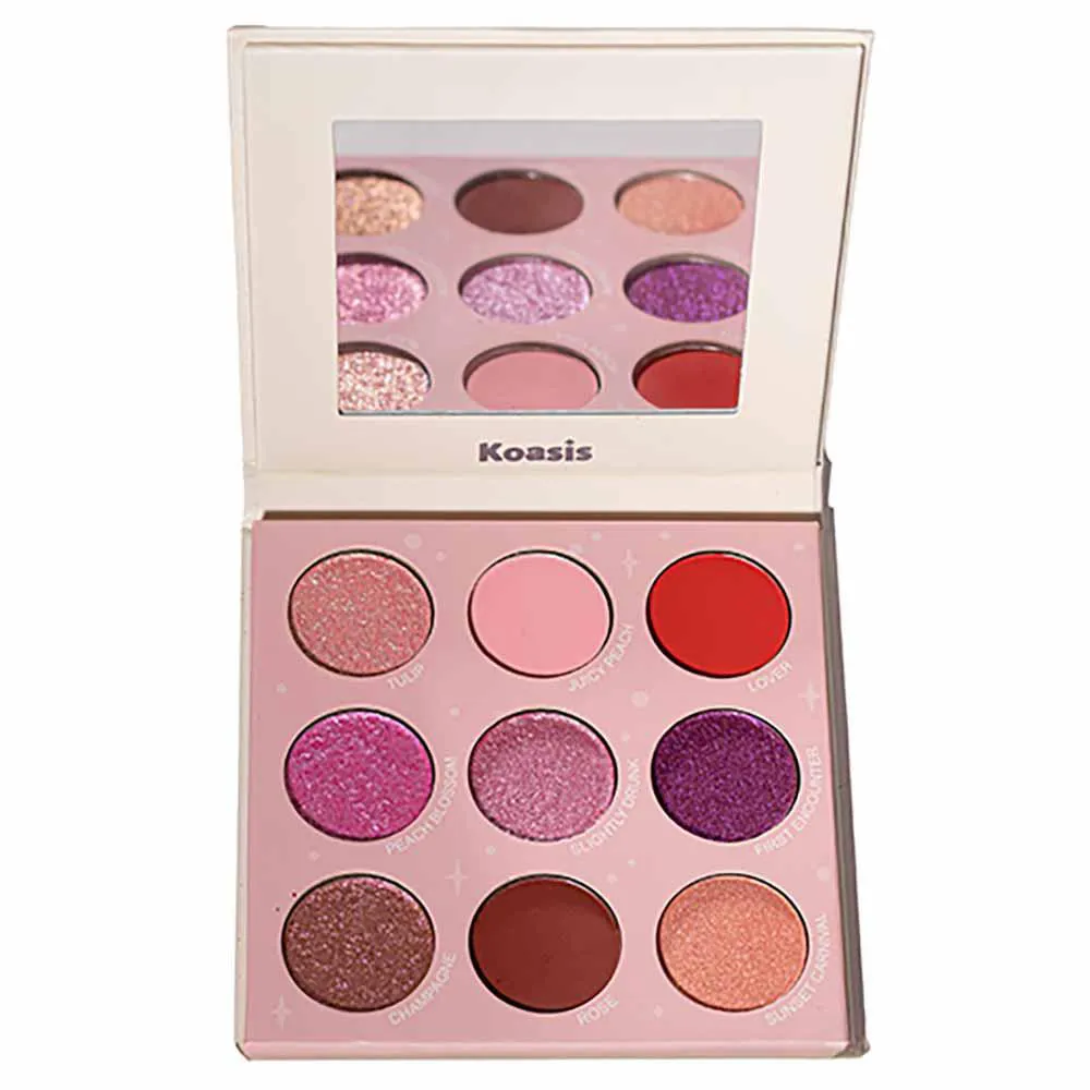 Paleta de Sombras Coloridas Koasis 13,5G Rosa
