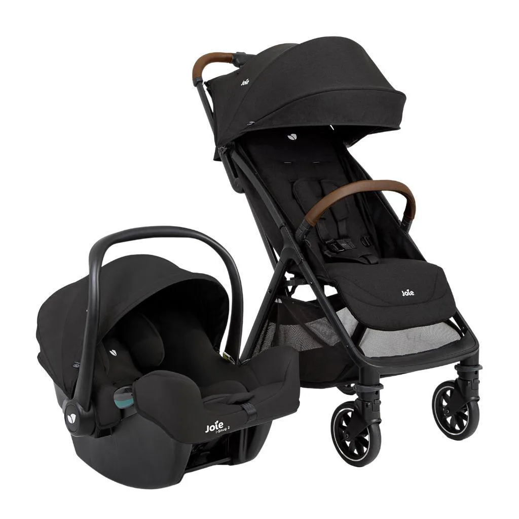 Carrinho com Bebê Conforto Travel System Pact Pro Chumbo Shale - Joie