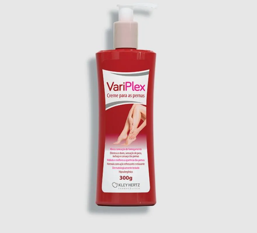 Variplex Creme para Dores e Cansaço Pernas 300G - Kley Hertz