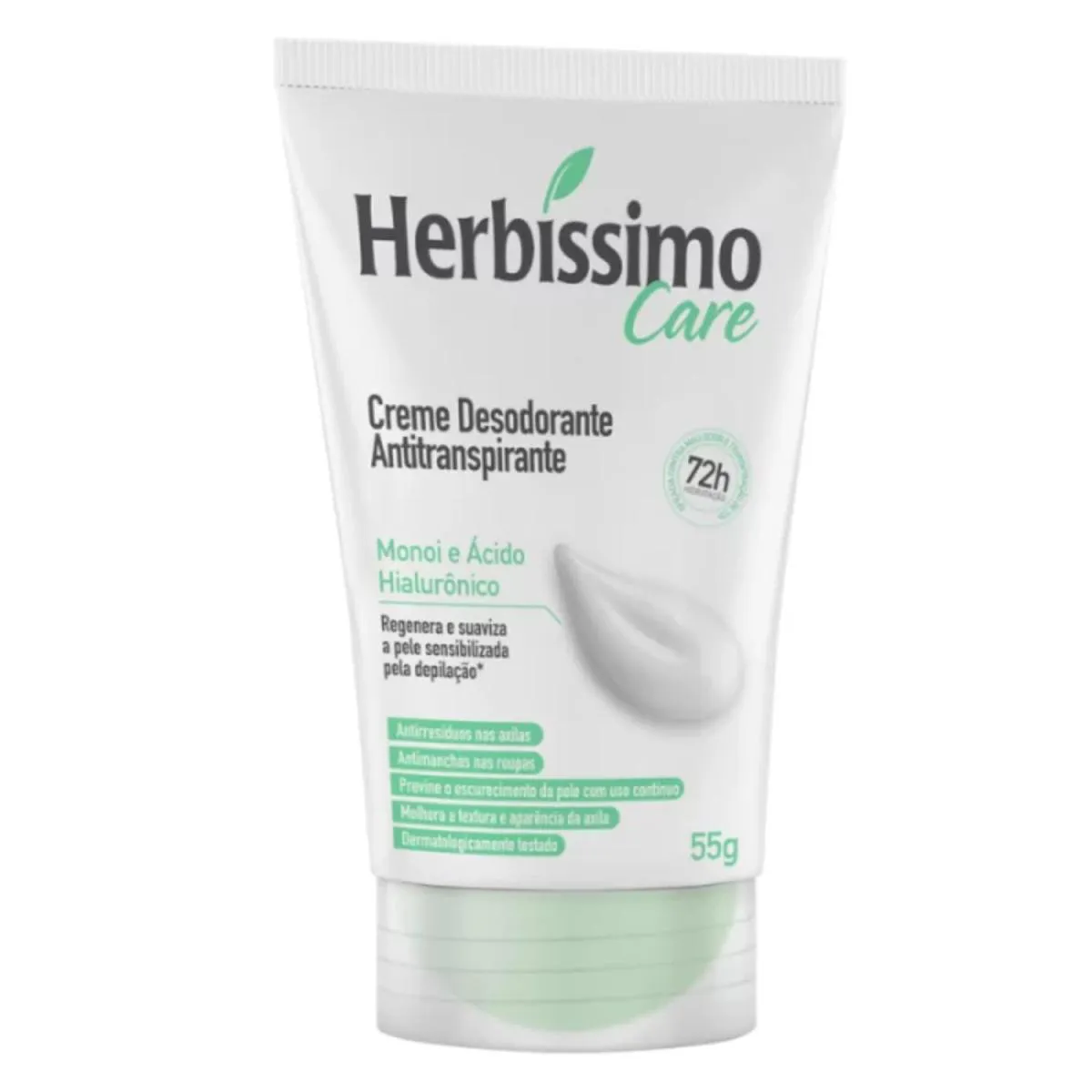 Desodorante Herbissimo Cr 55G Bisnaga Monoiacido Hialuronico