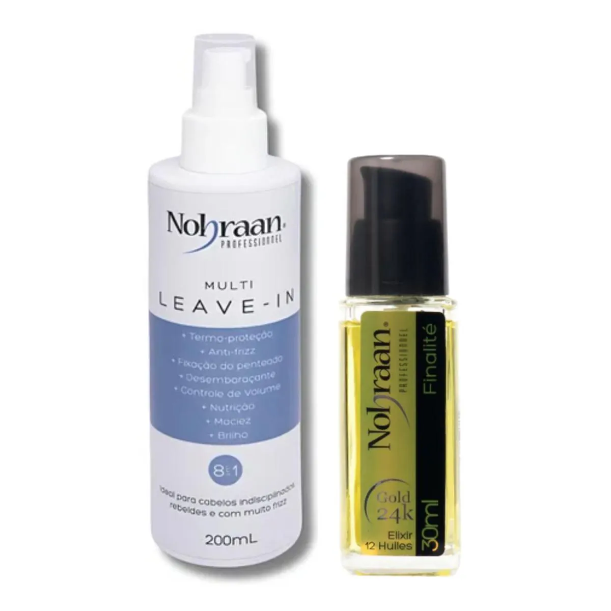 Leave-In Protetor Térmico 200Ml Óleo Elixir 30Ml – Nohraan