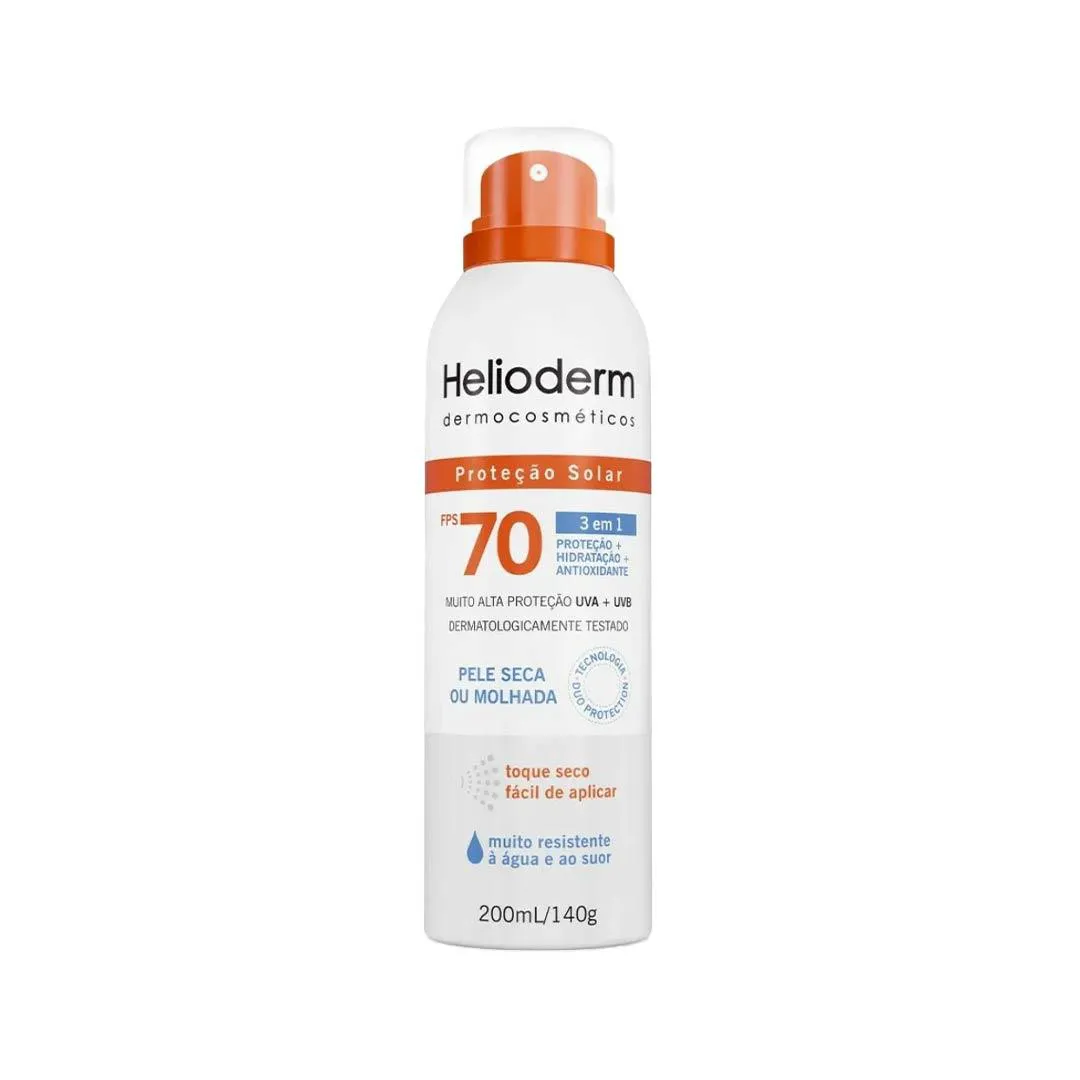 Helioderm Aerosol Corporal Fps70 - 200Ml - Kley Hertz