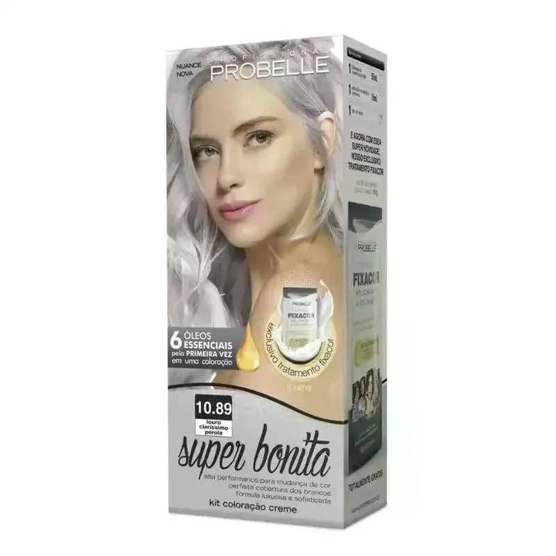 Tintura Probelle Super Bonita 10.89 Louro Clarissimo Perola
