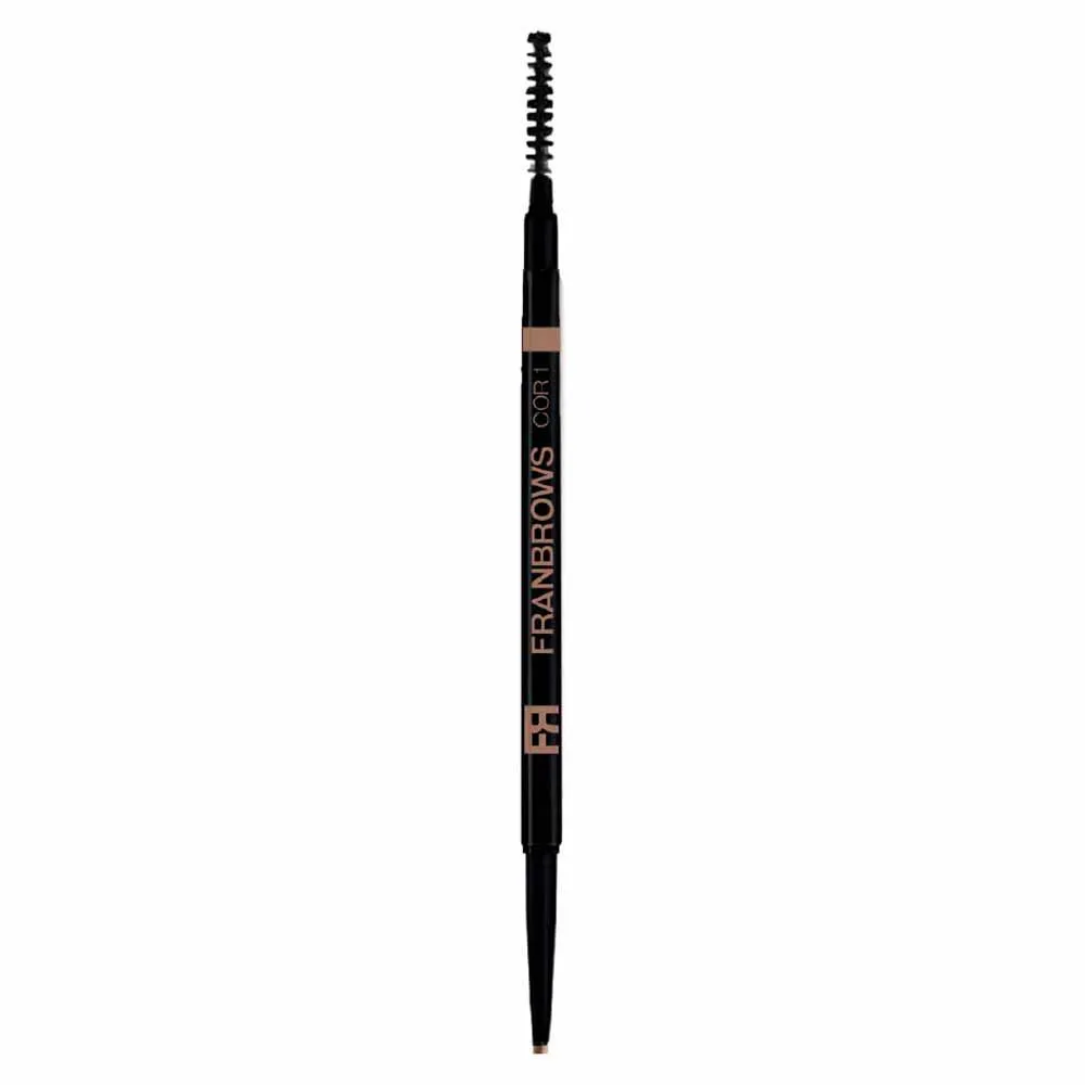 Lapiseira para Sobrancelhas Multifuncional Franbrow By Franciny Ehlke Browliner Marrom Claro