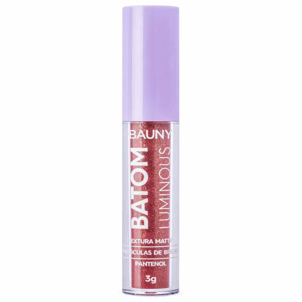 Batom Líquido Bauny Luminous 3G Chic Luminous