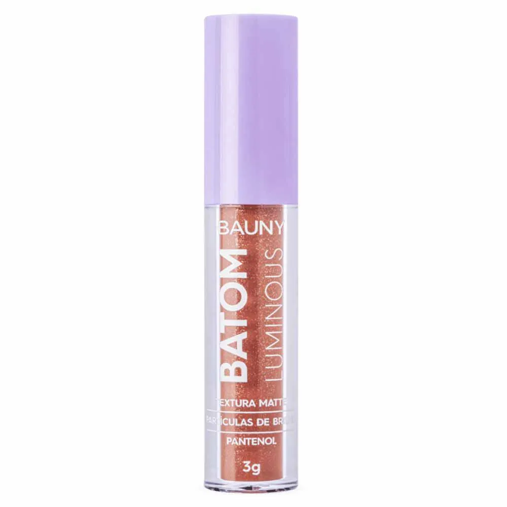 Batom Líquido Bauny Luminous 3G Honey Luminous