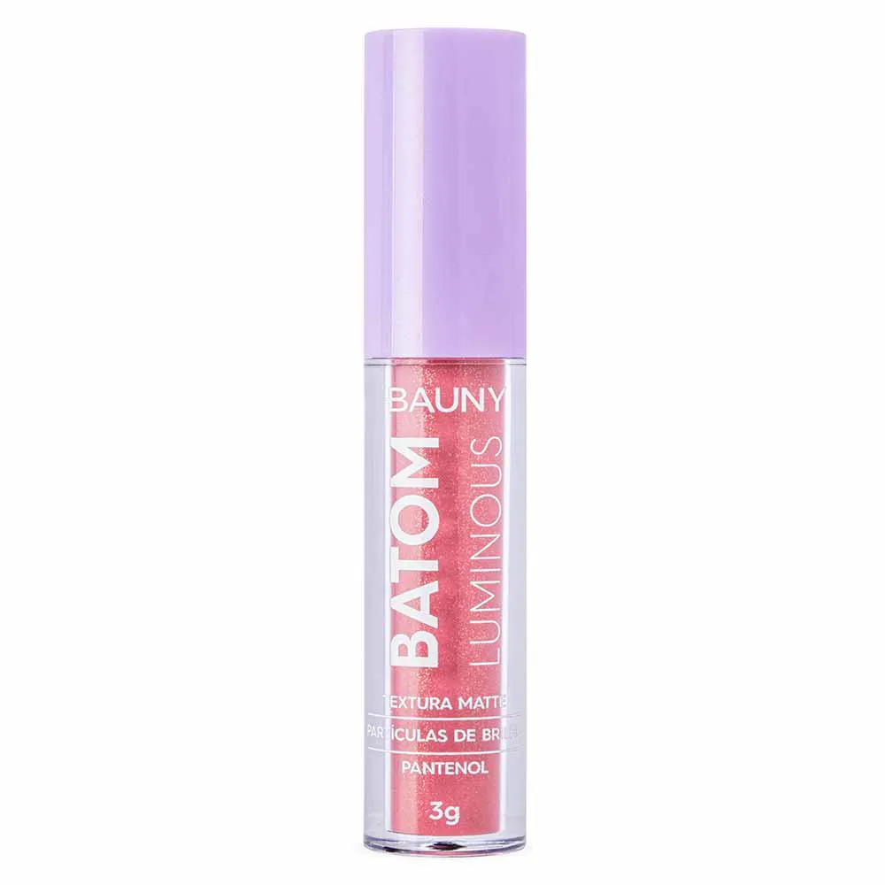 Batom Líquido Bauny Luminous 3G Candy Luminous