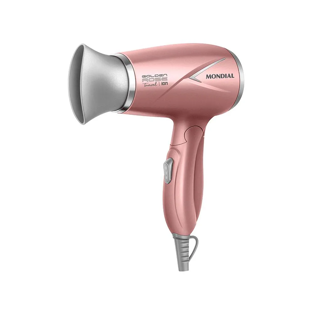 Secador de Cabelo Golden Rose 1200W Mondial Bivolt Chaveado