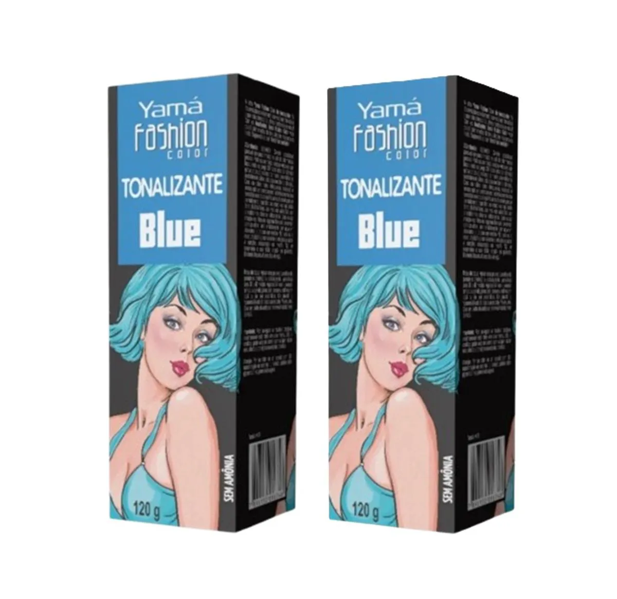 Kit 2 Tonalizante Fashion Color Blue - Yamá