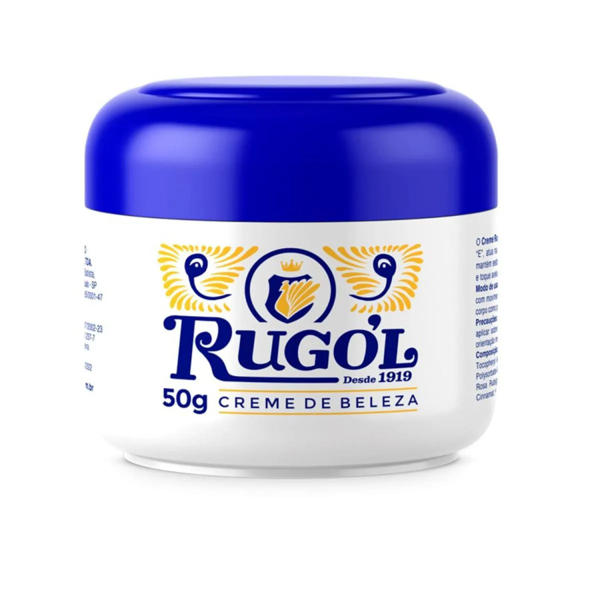 Creme Hidratante Rugol 50G Hidratação e Proteção para a Pele