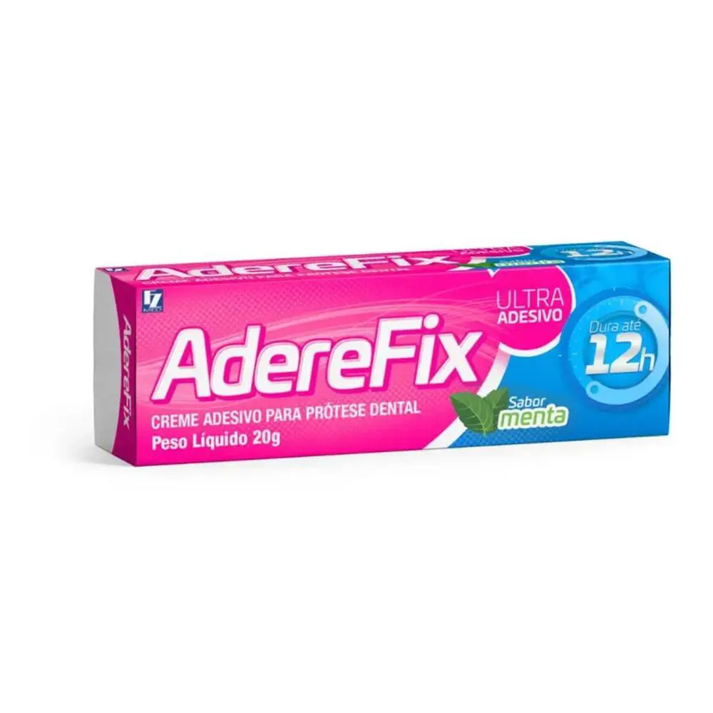 Aderefix Creme Fixador de Protese Dentaria Menta 20G
