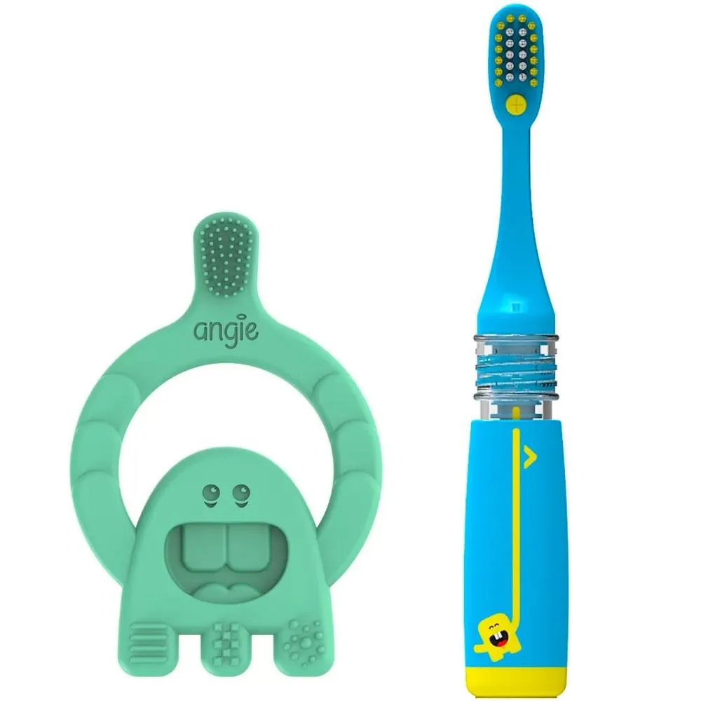 Escova Dental Magic Brush + Mordedor Dental Baby Angie
