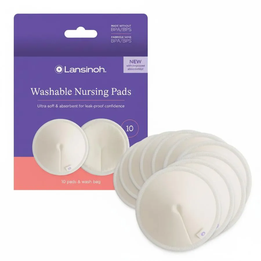 Absorvente Lavável para Seios Lansinoh  10 Unidades