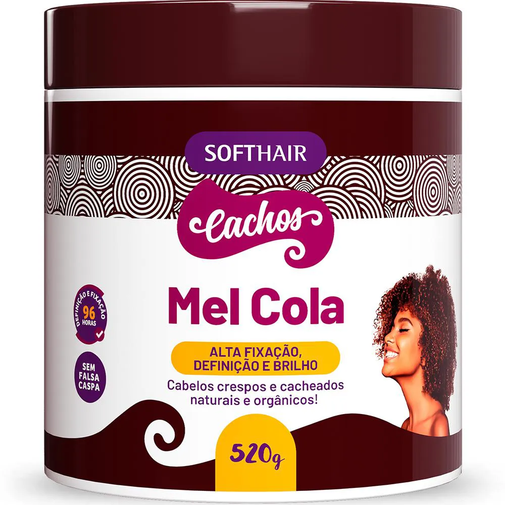 Mel Cola Alta Fixação e Definição 520Ml - Softhair