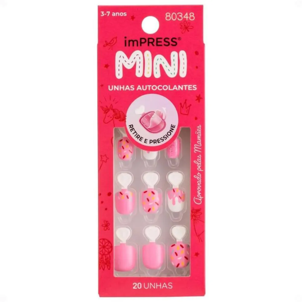 Mini Unhas Autocolantes Kiss New York Super Duper Imm300B