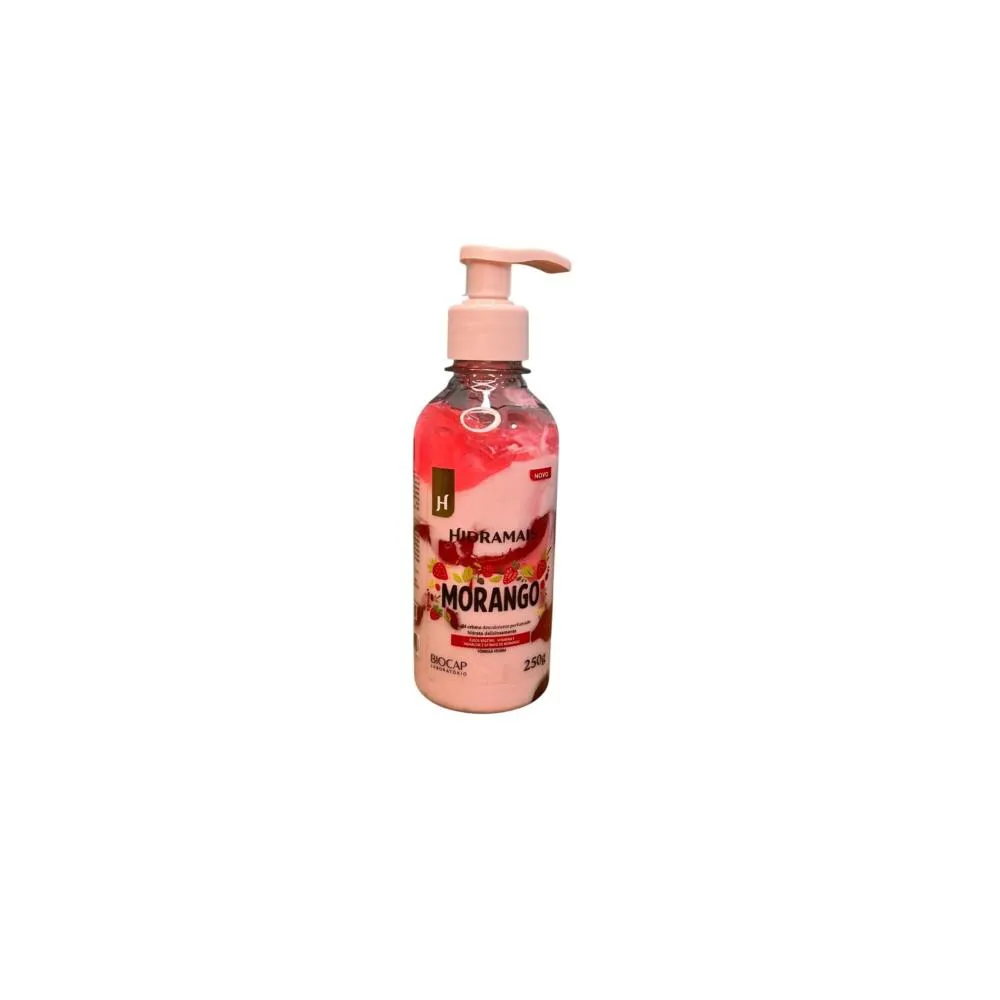 Creme Duo Gel Morango Hidratação Perfumada 250G Hidramais