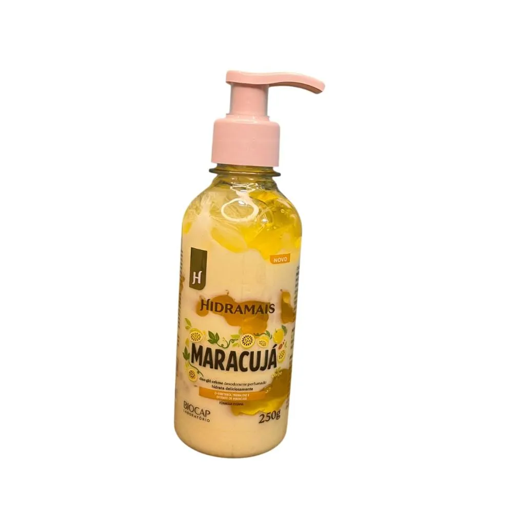 Creme Duo Gel Maracujá Hidratação Perfumada 250G Hidramais