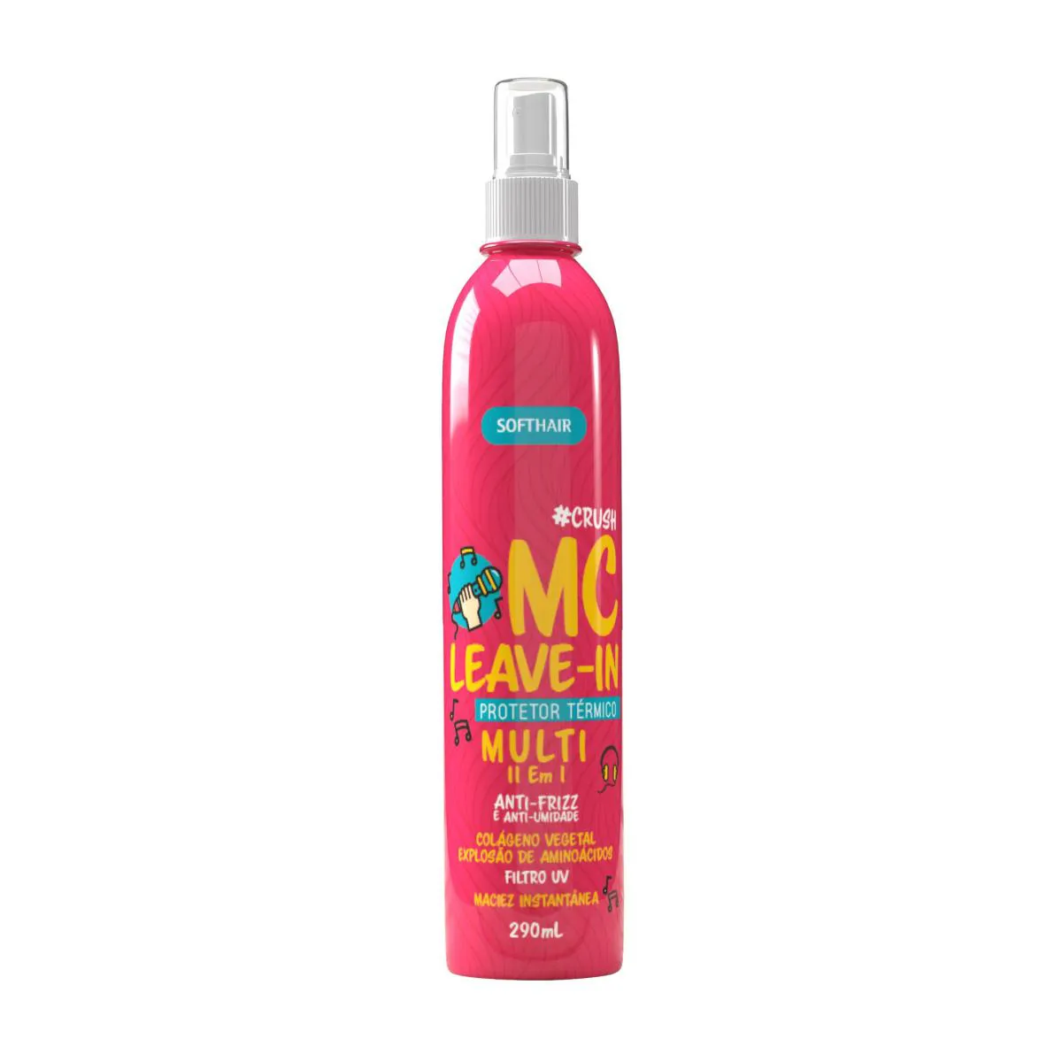 Leave-In Softhair Mc Antifrizz Protetor Térmico Multi 11 em 1