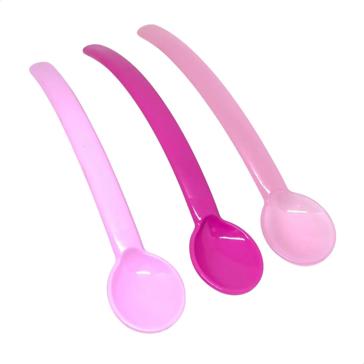 Colher Infantil Kit com 3 Unidades Rosa - Ninet
