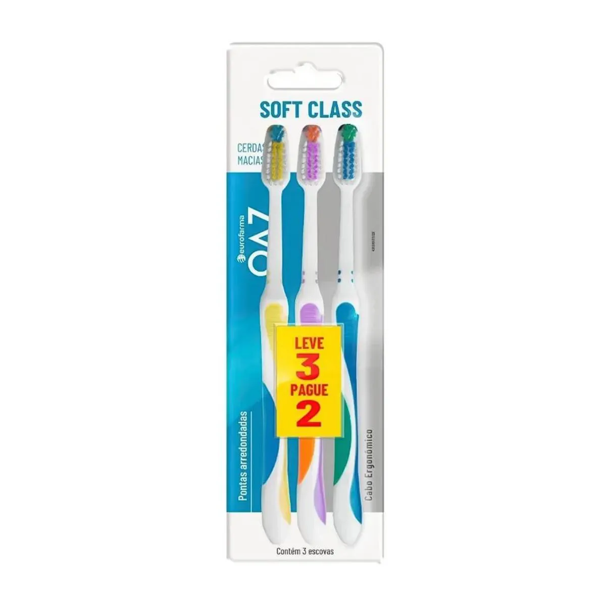 Kit Oaz Escova Dental Soft Leve 3 Pague 2