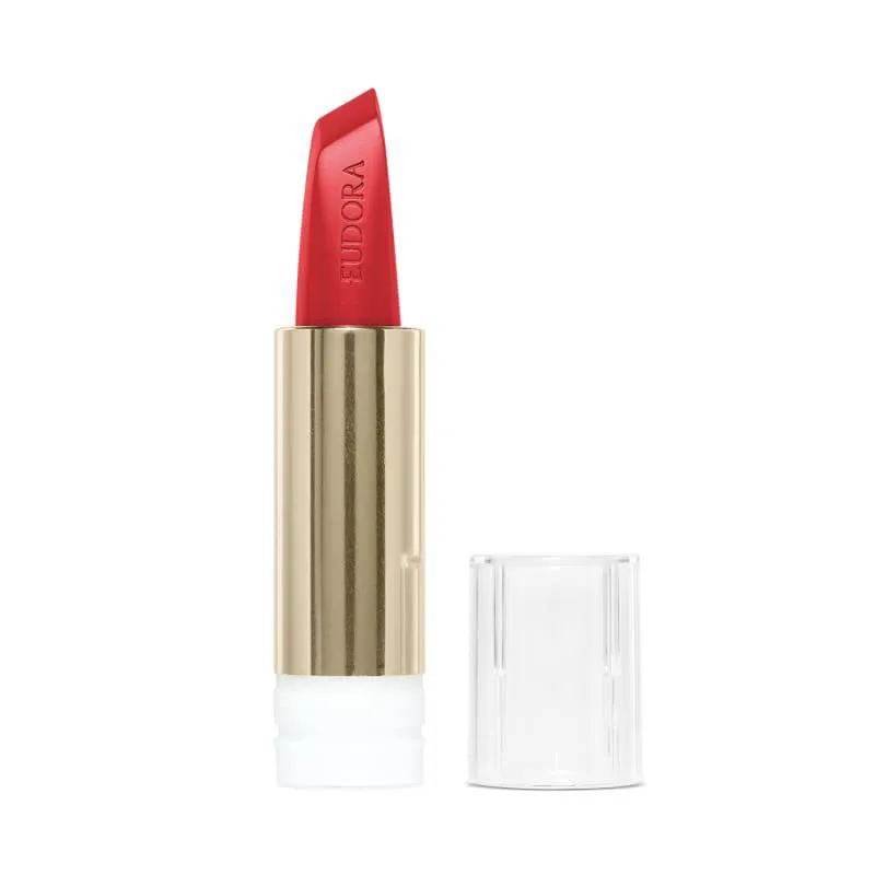 Eudora Glam Amulips Matte Batom Vermelho Coragem Refil 3,4G