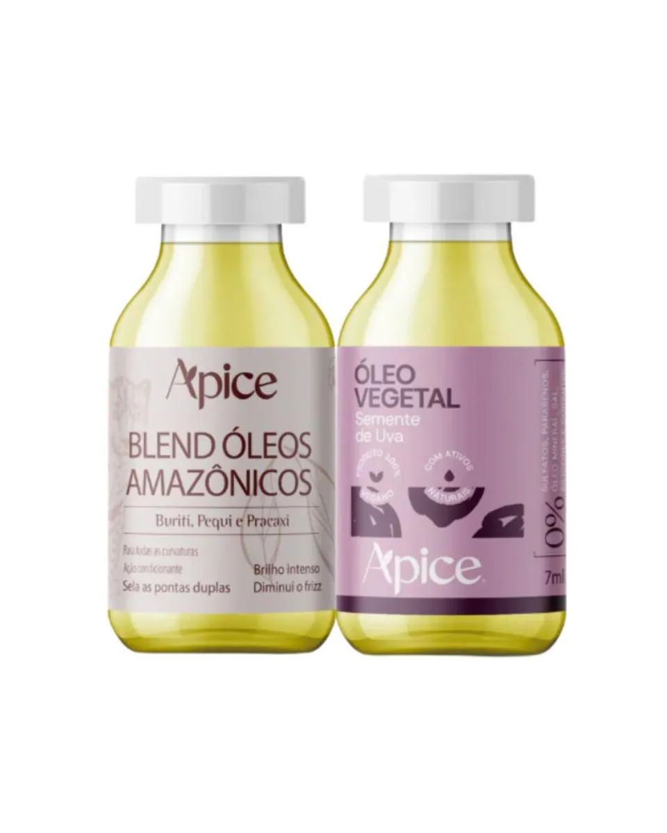 Kit Ov Blend de Óleos Amazônicos e Semente de Uva 7Ml - Ápice